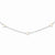 14K White Gold with White Cultured Pearl Necklace