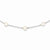 14K White Gold with White Cultured Pearl Necklace