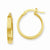 14k Yellow Gold Hoop Earrings