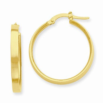 14k Yellow Gold Hoop Earrings
