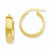 14k Yellow Gold Hoop Earrings