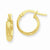 14k Yellow Gold 3.00mm Hoop Earrings