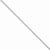 14K White Gold Double Strand Rope Chain
