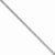 14K White Gold Triple Strand Rope Chain