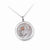 Sterling Silver Gold-Plated Postage Stamp Love Letters Necklace