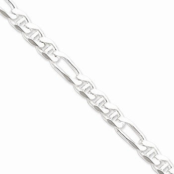 Sterling Silver Figaro Anchor Chain