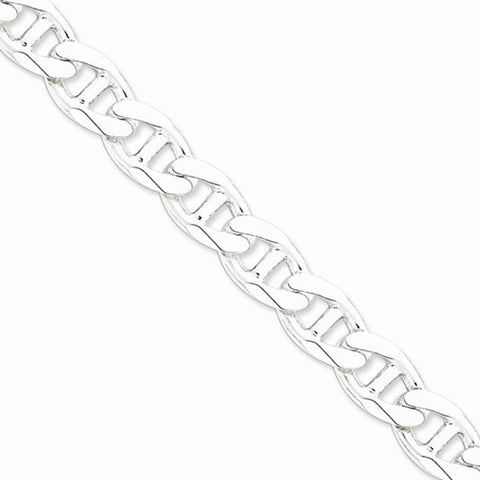 Sterling Silver Anchor Chain Bracelet