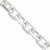 Sterling Silver Diamond-Cut Open Link Cable Chain Bracelet