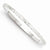 Sterling Silver Fancy Diamond-Cut Round Slip-On Bangle Bracelet