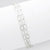 Sterling Silver Double Strand Oval Link Bracelet