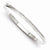 Sterling Silver Diamond-Cut Round Slip-On Bangle Bracelet