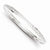 Sterling Silver Diamond-Cut Round Slip-On Bangle Bracelet