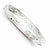 Sterling Silver Diamond-Cut Slip-On Bangle Bracelet