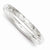 Sterling Silver Diamond-Cut Round Slip-On Bangle Bracelet