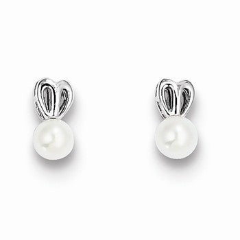 Sterling Silver Pearl Earrings