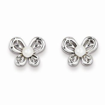 Sterling Silver Pearl Earrings