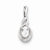 Sterling Silver White Topaz & Diamond pendant, Adorable Pendants for Necklace