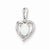 Sterling Silver Created Opal & Diamond pendant, Pendants for Necklace