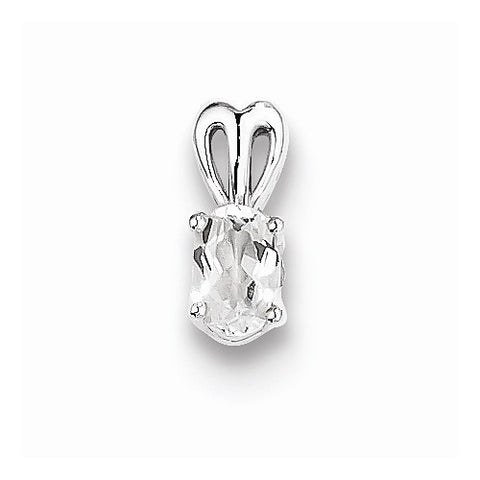 Sterling Silver White Topaz pendant, Gorgeous Pendants for Necklace