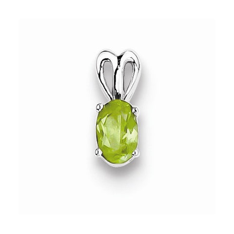 Sterling Silver Peridot pendant, Lovely Pendants for Necklace