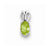 Sterling Silver Peridot pendant, Lovely Pendants for Necklace