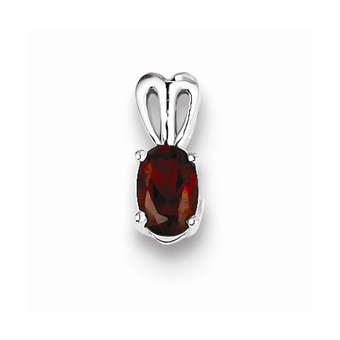 Sterling Silver Garnet pendant, Alluring Pendants for Necklace