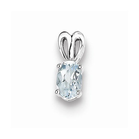 Sterling Silver Aquamarine pendant, Adorable Pendants for Necklace