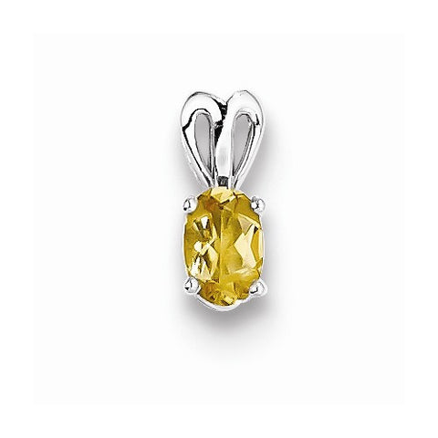 Sterling Silver Citrine pendant, Beautiful Pendants for Necklace