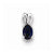 Sterling Silver Created Sapphire pendant, Exquisite Pendants for Necklace