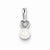 Sterling Silver Pearl & Diamond pendant, Exquisite Pendants for Necklace