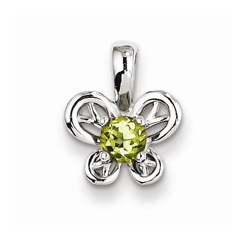 Sterling Silver Peridot pendant, Classy Pendants for Necklace