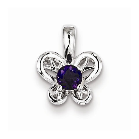 Sterling Silver Amethyst Pendant, Appealing Pendants for Necklace