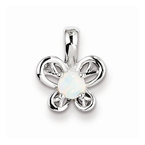Sterling Silver Created Opal pendant, Fine Pendants for Necklace