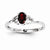 Sterling Silver Garnet Ring