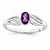 Sterling Silver Amethyst Ring