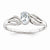 Sterling Silver Aquamarine Ring