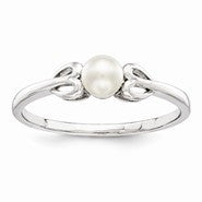 Sterling Silver Pearl Ring
