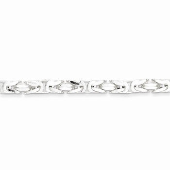 Sterling Silver Square Byzantine Chain