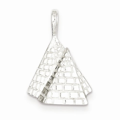 Sterling Silver Pyramids Pendant, Pendants for Necklace
