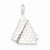 Sterling Silver Pyramids Pendant, Pendants for Necklace