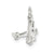 Airplane Charm in Sterling Silver