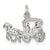 Sterling Silver Horse & Carriage Charm hide-image