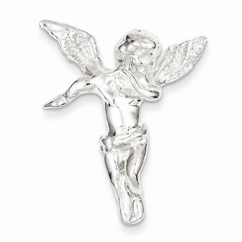 Sterling Silver Guardian Angel Pendant, Pendants for Necklace