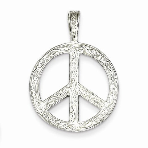 Sterling Silver Peace pendant, Alluring Pendants for Necklace