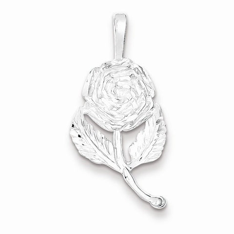 Sterling Silver Rose pendant, Dazzling Pendants for Necklace