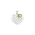I Love You Heart Charm in Sterling Silver