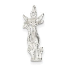 Sterling Silver Cat Charm hide-image