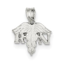 Sterling Silver Registered Nurse Charm hide-image