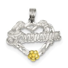 Sterling Silver Grandma Heart Charm hide-image