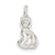 Cat Charm in Sterling Silver